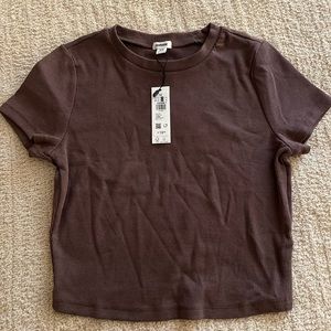 NWT BROWN GARAGE TOP